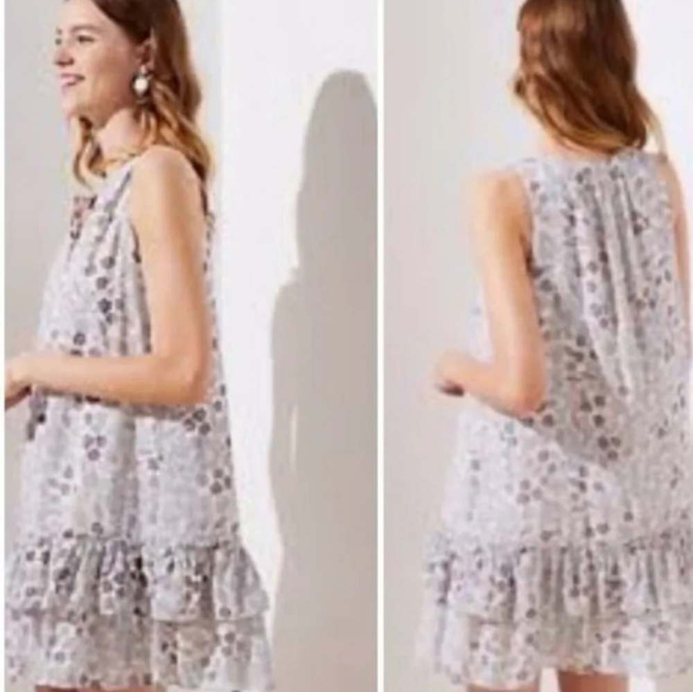 loft beige dress | Dresses | Loft Floral Chiffon Drop Waist Mermaid Grey Paisley S Sweater dress fits loose and swingy Height:5.7 ft FAUX LEATHER mini dress Pinup Girl Classics